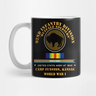 92nd Infantry Division - Buffalo Soldiers - Camp Funston Ks - WWI Mug